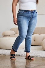 Load image into Gallery viewer, Judy Blue Full Size Release Hem Cropped Bootcut Jeans