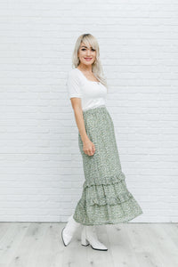 Floral Visons Skirt