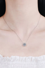 Load image into Gallery viewer, 1 Carat Moissanite Round Pendant Chain Necklace