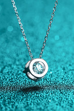 Load image into Gallery viewer, 1 Carat Moissanite Round Pendant Necklace