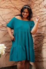 Load image into Gallery viewer, Teal Tiers Dress