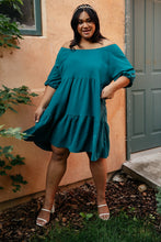 Load image into Gallery viewer, Teal Tiers Dress