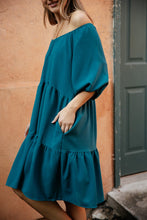 Load image into Gallery viewer, Teal Tiers Dress