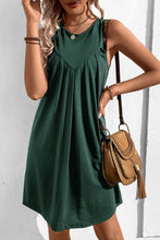 Load image into Gallery viewer, Round Neck Sleeveless Mini Dress