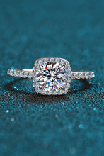 Load image into Gallery viewer, Square Moissanite Ring