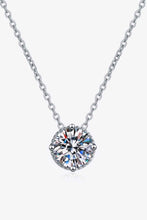 Load image into Gallery viewer, 1 Carat Moissanite Round Pendant Necklace