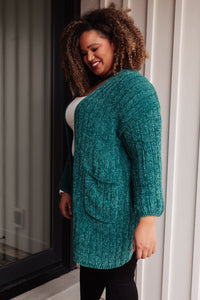 Admire Me Cardi in Hunter Green