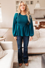 Load image into Gallery viewer, Annalise Top In Deep Teal