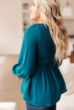 Load image into Gallery viewer, Annalise Top In Deep Teal