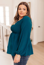 Load image into Gallery viewer, Annalise Top In Deep Teal