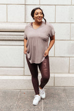 Load image into Gallery viewer, Ava Leggings In Burgundy