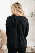 Load image into Gallery viewer, Black Hawk Waffle Knit Hoodie