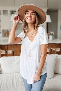 Breezy Air Tee In White