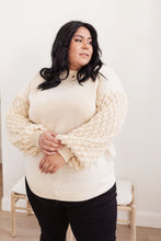 Load image into Gallery viewer, Bubbly B Sweater In Ivory