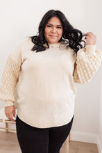 Load image into Gallery viewer, Bubbly B Sweater In Ivory