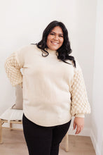 Load image into Gallery viewer, Bubbly B Sweater In Ivory