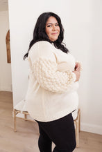 Load image into Gallery viewer, Bubbly B Sweater In Ivory