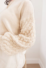 Load image into Gallery viewer, Bubbly B Sweater In Ivory