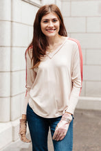 Load image into Gallery viewer, Coffee Date V Neck Top