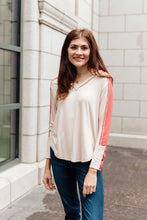 Load image into Gallery viewer, Coffee Date V Neck Top