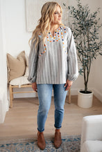 Load image into Gallery viewer, Color Chain Embroidered Top