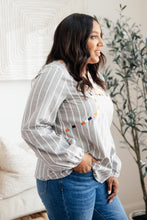 Load image into Gallery viewer, Color Chain Embroidered Top