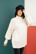 Load image into Gallery viewer, Cream Colored Classic Knit Sweater