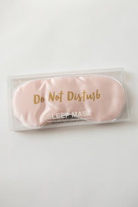 Do Not Disturb Sleep Mask