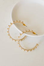 Load image into Gallery viewer, Dots and Hoops Earrings