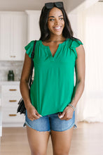 Load image into Gallery viewer, Fantastic Ruffle Sleeve in Kelly Green