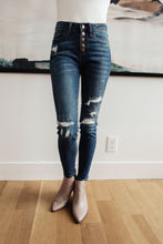 Load image into Gallery viewer, Feelin Warm Patch Jeans