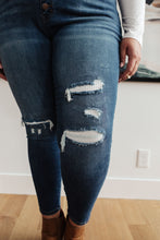 Load image into Gallery viewer, Feelin Warm Patch Jeans