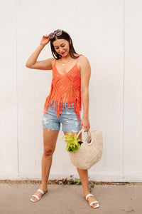 Festival Fringe Tank in Orange