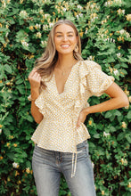 Load image into Gallery viewer, Folksong Floral Top in Yellow