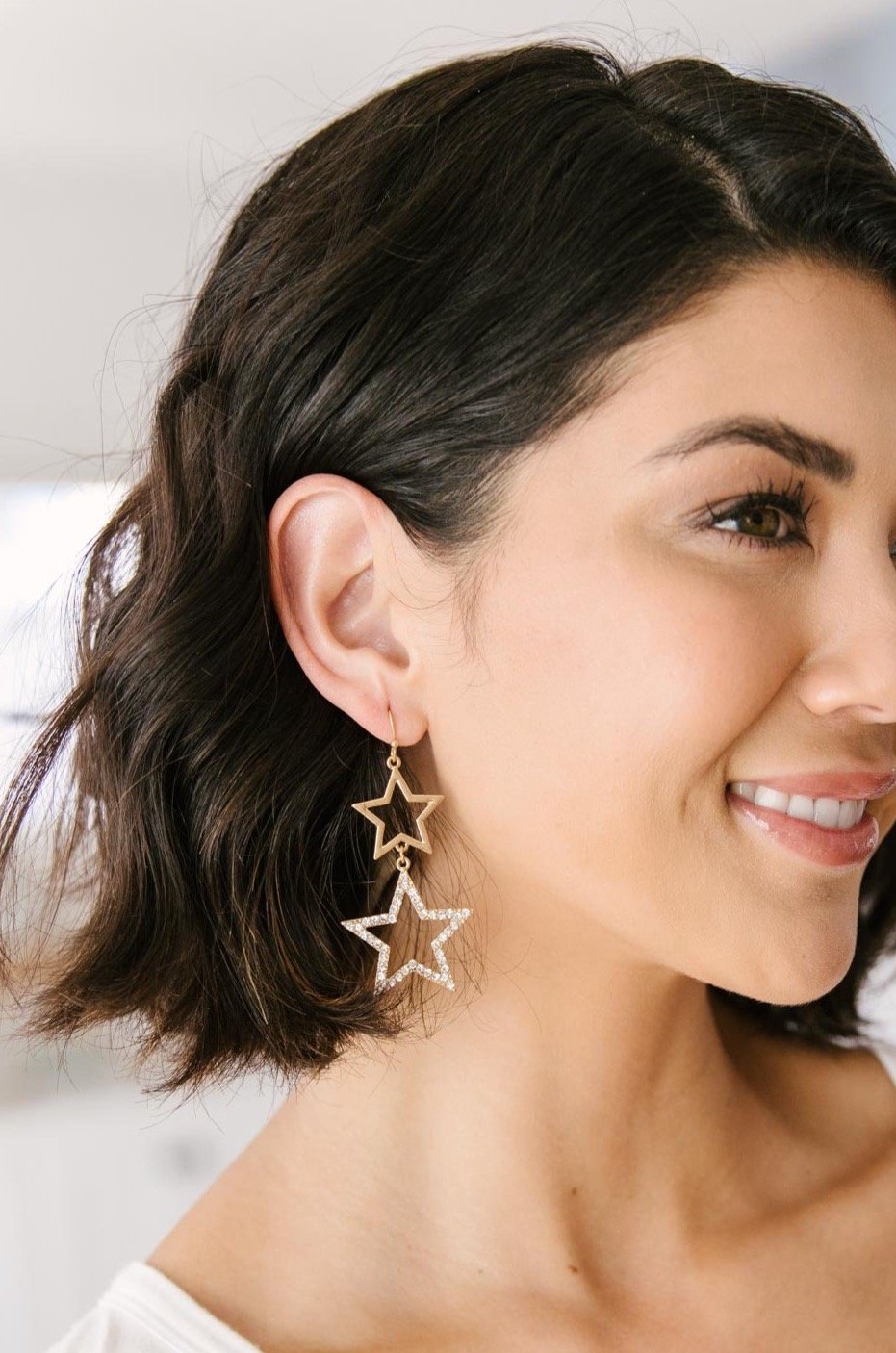 Glimmering Star Earrings