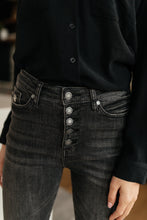 Load image into Gallery viewer, Gray Days Button Rise Jeans