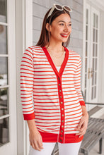 Load image into Gallery viewer, Have You Heard Cardigan in Red