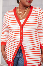 Load image into Gallery viewer, Have You Heard Cardigan in Red