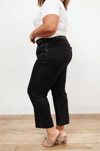 Load image into Gallery viewer, High Waist Mom Fit Jeans In Black