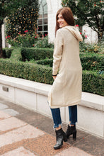 Load image into Gallery viewer, Hooded Cardigan in Ivory