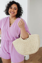 Load image into Gallery viewer, Coastal Cutie Straw Bag