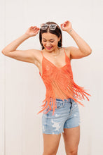 Load image into Gallery viewer, Festival Fringe Tank in Orange