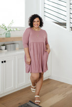 Load image into Gallery viewer, Weekender Dress In Mauve