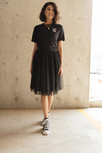 Load image into Gallery viewer, Indulge Tulle Skirt In Black