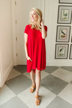 Load image into Gallery viewer, In the Now Dress in Red