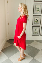 Load image into Gallery viewer, In the Now Dress in Red