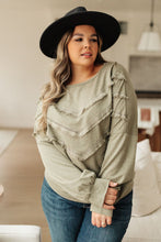 Load image into Gallery viewer, Into the Fringe Top in Olive