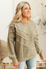 Load image into Gallery viewer, Into the Fringe Top in Olive
