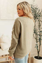 Load image into Gallery viewer, Into the Fringe Top in Olive
