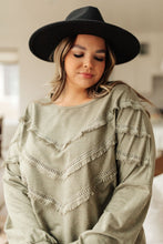 Load image into Gallery viewer, Into the Fringe Top in Olive
